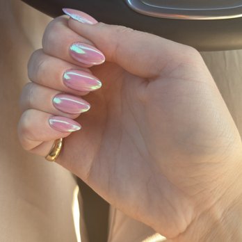 Jessie K Nails - Pink Chrome Design Almond Nails! - Nail Technicians Near Me - Arcadia, California Jessie K Nails - Pink Chrome Design Almond Nails! - Nail Technicians Near Me - Arcadia, California