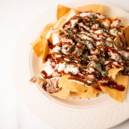 Grille 22 - Barbecue nachos - food, nachos - New American Near Me - Guin, Alabama