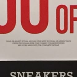 Converse Outlet - Can you read the fine print? Why not? Didn't you see it?