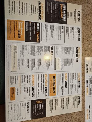 Menu photo 1 Four Korner's Auburn Hills, MI Menu photo 1 Four Korner's Auburn Hills, MI
