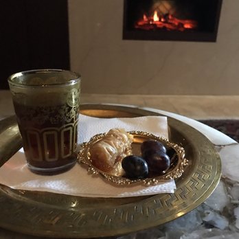 Miraj Hammam Spa - The chai mint tea and baklava they provide after your massage - Day Spas Near Me - Toronto, Ontario