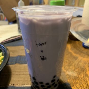 Gold Star Cupbop - Large Taro Boba. - Korean Near Me - Worcester, Massachusetts Gold Star Cupbop - Large Taro Boba. - Korean Near Me - Worcester, Massachusetts