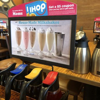IHOP - False advertising. I thought the in addition to the glass with Milkshake we'd also be getting the tin canister. - American Near Me - Stockton, California IHOP - False advertising. I thought the in addition to the glass with Milkshake we'd also be getting the tin canister. - American Near Me - Stockton, California