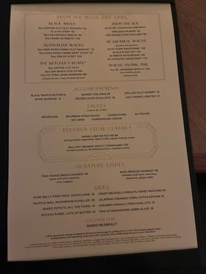 Menu photo 1 Bourbon Steak by Michael Mina Delray Beach, FL