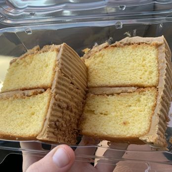 QFC - QFC bakery yellow cake with salted caramel frosting. - Grocery Near Me - Seattle, Washington QFC - QFC bakery yellow cake with salted caramel frosting. - Grocery Near Me - Seattle, Washington