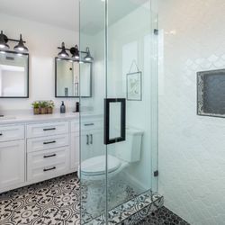 Michiana Veterans Handyman - This is our new Master Bathroom!! It looks amazing.