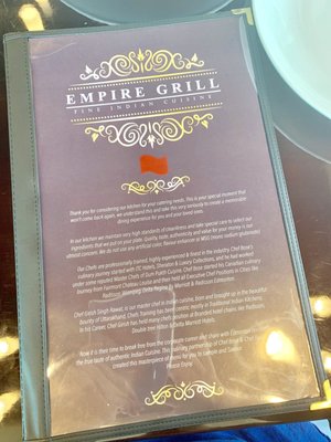 Menu photo 3 Empire Grill Edmonton, AB Menu photo 3 Empire Grill Edmonton, AB