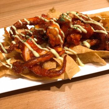 KINTON RAMEN COMMERCE GATE - Fried calamari, not the crispy kind you would normally expect but very delicious and saucy - Ramen Near Me - Markham, Ontario