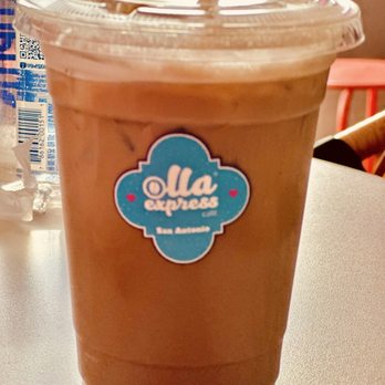 Olla express café - Iced Fuego Latte. - Coffee & Tea Near Me - San Antonio, Texas