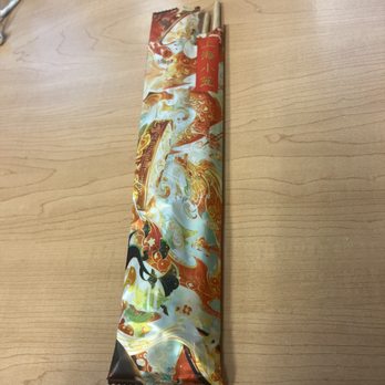 Wu' s Shanghai Dumpling - Very cute utensil pack given - has chopsticks, as well as fork, spoon and napkin! - Shanghainese Near Me - Edison, New Jersey