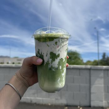 Hefs Haus - Birthday cake matcha! - Coffee & Tea Near Me - Scottsdale, Arizona Hefs Haus - Birthday cake matcha! - Coffee & Tea Near Me - Scottsdale, Arizona