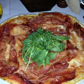 Toscano Restaurant - Prosciutto pizza with arugula - Italian Near Me - Boston, Massachusetts