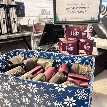 Peet's Coffee - Coffee donations (of your choice) for SF Fire Department 12/24/23 - Coffee & Tea Near Me - San Francisco, California Peet's Coffee - Coffee donations (of your choice) for SF Fire Department 12/24/23 - Coffee & Tea Near Me - San Francisco, California