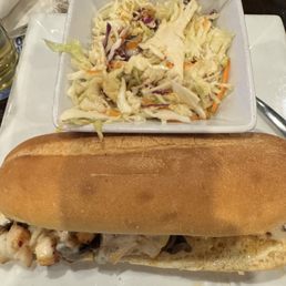 Chicken teriyaki and Asian slaw