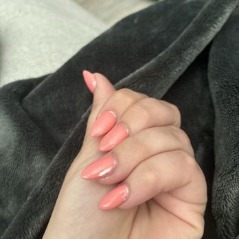 Pinky Nails And Spa - Blotchy chrome spots on sides of nails and cuticle - Nail Salons Near Me - Scottsdale, Arizona Pinky Nails And Spa - Blotchy chrome spots on sides of nails and cuticle - Nail Salons Near Me - Scottsdale, Arizona
