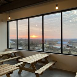 Slake Brewing - View from Slake Brewing indoor taproom