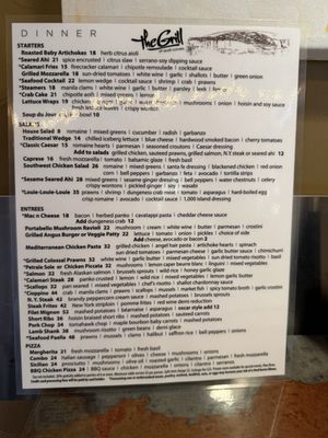 Menu photo 4 The Grill At Quail Corners Reno, NV