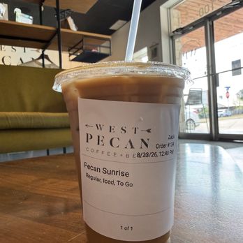 West Pecan Coffee + Beer - Pecan Sunrise - Bars Near Me - Pflugerville, Texas West Pecan Coffee + Beer - Pecan Sunrise - Bars Near Me - Pflugerville, Texas