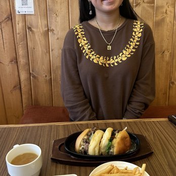 Marujuu - Classic burger combo. - Japanese Near Me - Honolulu, Hawaii