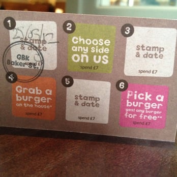 Gourmet Burger Kitchen - Loyalty card - Burgers Near Me - London, XGL Gourmet Burger Kitchen - Loyalty card - Burgers Near Me - London, XGL