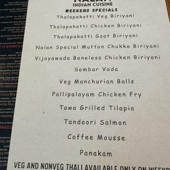 Nalan Indian Cuisine - menu - Indian Near Me - Alpharetta, Georgia Nalan Indian Cuisine - menu - Indian Near Me - Alpharetta, Georgia