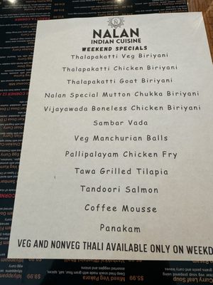 Menu photo 4 Nalan Indian Cuisine Alpharetta, GA Menu photo 4 Nalan Indian Cuisine Alpharetta, GA