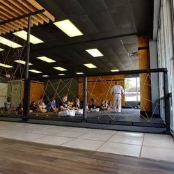 TKDo Martial Arts - White belt students listening to Mr Kilgore.