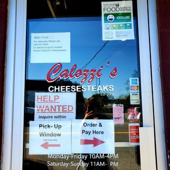Calozzi's Cheesesteaks - First order right side of window. Nice service - Cheesesteaks Near Me - Seattle, Washington
