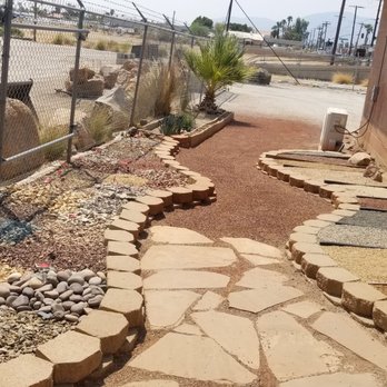 J & L Material - a gravel path between two buildings - Building Supplies Near Me - Indio, California J & L Material - a gravel path between two buildings - Building Supplies Near Me - Indio, California