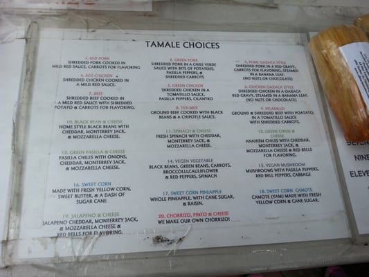 Menu photo 4 All Star Tamales Pittsburg, CA