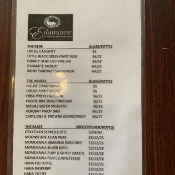 Edamame - An American Sushi Bar - Menu - Sushi Bars Near Me - Ardmore, Oklahoma Edamame - An American Sushi Bar - Menu - Sushi Bars Near Me - Ardmore, Oklahoma