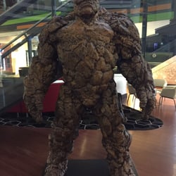 Showcase - Aug 2015 - Current promotional statue in the foyer to promote the new 'Fantastic 4' film.