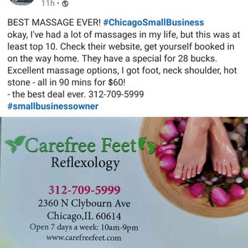 CareFree Feet Reflexology - Massage Near Me - Chicago, Illinois