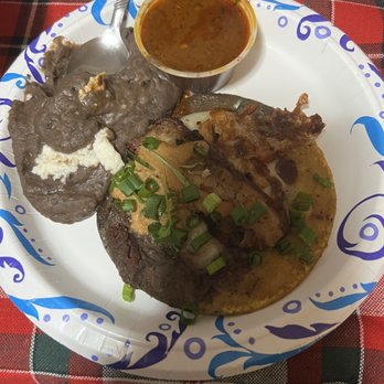 Nixtaco - Pork Belly Taco and refried black beans - Mexican Near Me - Roseville, California Nixtaco - Pork Belly Taco and refried black beans - Mexican Near Me - Roseville, California