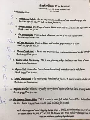 Bath House Row Winery by null