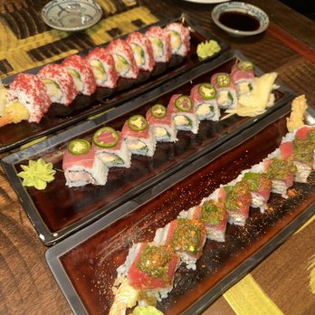 Blue Sushi Sake Grill - The rolls were all so goood! - Sushi Bars Near Me - Austin, Texas Blue Sushi Sake Grill - The rolls were all so goood! - Sushi Bars Near Me - Austin, Texas