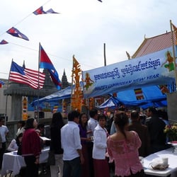 Phra Buddha Ransi Temple - During Cambodian New Year 2009