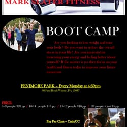 Mark Slater Fitness - FENIMORE PARK BOOTCAMP