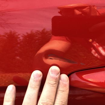 The Dent Guy - The nasty ding on my mustang before the work - Mobile Dent Repair Near Me - Bethpage, New York The Dent Guy - The nasty ding on my mustang before the work - Mobile Dent Repair Near Me - Bethpage, New York