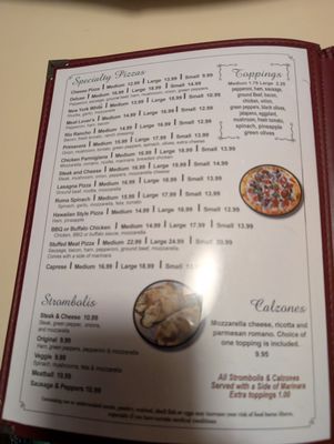 Menu photo 1 Fratello's Pizzeria Trenton, FL