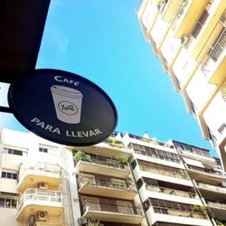 Zelva Coffee & Tea - Nuestro cartel que te invita a entrar por un rico café!!