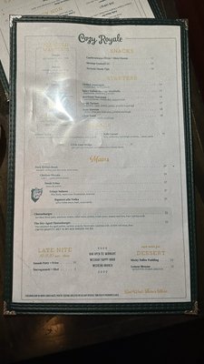 Menu photo 8 Cozy Royale Brooklyn, NY