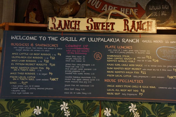 Menu photo 7 Ulupalakua Ranch Store & Grill Kula, HI Menu photo 7 Ulupalakua Ranch Store & Grill Kula, HI