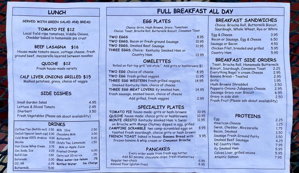 Menu photo 2 Mountain Grill Clayton, GA