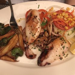 Ca´n Costa - Grilled squid entree, May 2017