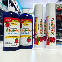 New items from @northamericanherbandspice Strawberry Toothpaste & Mouthwash