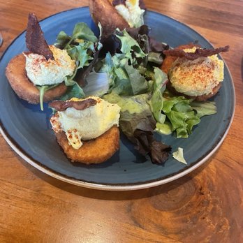 Lazy Dog Restaurant & Bar - Crispy Deviled Eggs - New American Near Me - Chantilly, Virginia Lazy Dog Restaurant & Bar - Crispy Deviled Eggs - New American Near Me - Chantilly, Virginia