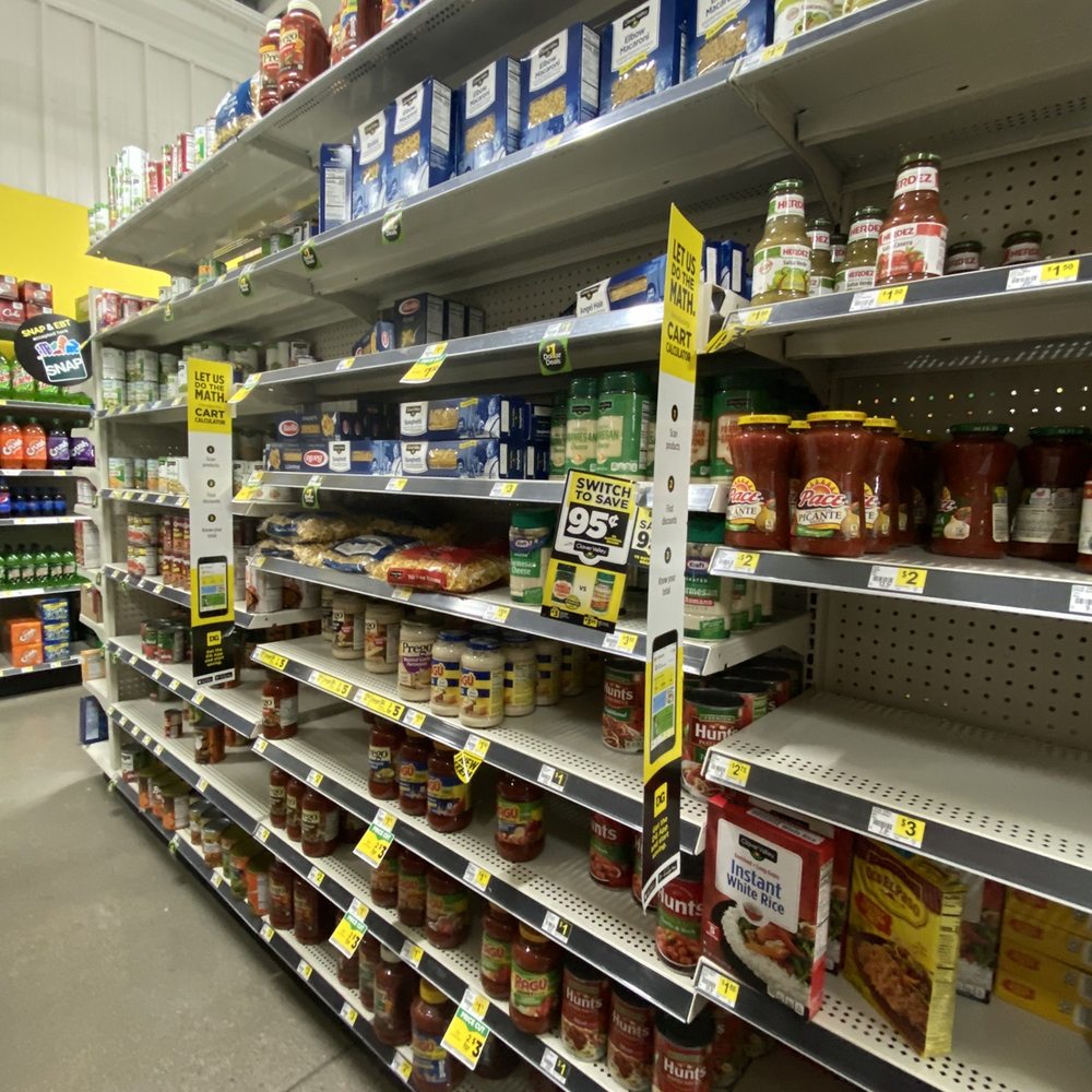 Dollar General - a grocery store aisle with canned food - Grocery Near Me - Preston, Iowa Dollar General - a grocery store aisle with canned food - Grocery Near Me - Preston, Iowa