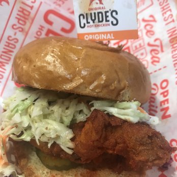 Clyde's Hot Chicken - Clyde's original sando - Chicken Shop Near Me - Montclair, California