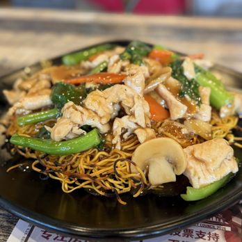 Tasty Box HK Bistro - CRISPY NOODLE: this was good! I wanted it with seafood but they misunderstood and gave me chicken. Still yummy. Definitely shareable! - Barbeque Near Me - Diamond Bar, California Tasty Box HK Bistro - CRISPY NOODLE: this was good! I wanted it with seafood but they misunderstood and gave me chicken. Still yummy. Definitely shareable! - Barbeque Near Me - Diamond Bar, California